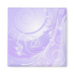 light violet winter magnets