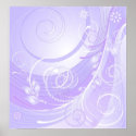 light violet winter posters
