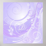 light violet winter posters