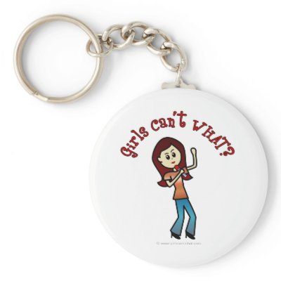 Light Vocalist Girl Key Chains by girlscantwhat