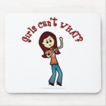Light Vocalist Girl Mousepads