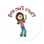 Light Vocalist Girl Stickers