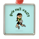 Light Volleyball in Green Christmas Tree Ornament