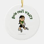 Light Volleyball in Green Christmas Tree Ornament