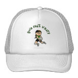 Light Volleyball in Green Mesh Hat