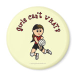 Light Volleyball in Red Fridge Magnet