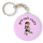 Light Volleyball in Red Key Chain