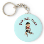 Light Volleyball in Red Keychain