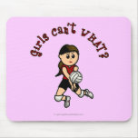 Light Volleyball in Red Mousepad
