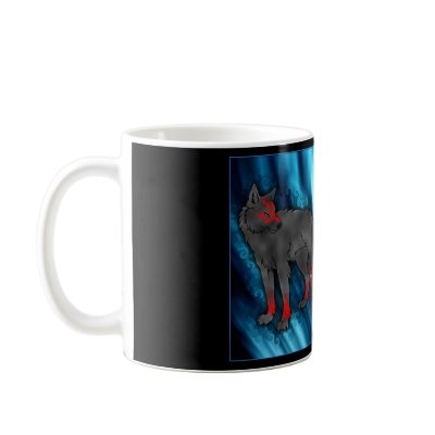 Light Vs. Dark Wolf Mug by PulseDragon
