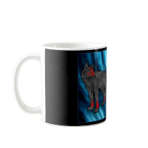 Light Vs. Dark Wolf Mug by PulseDragon Light Vs. Dark Wolf Mug