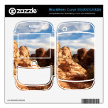 Light vs Shadow on Red Cliffs Decal For BlackBerry