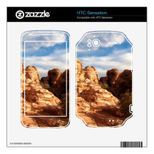 Light vs Shadow on Red Cliffs HTC Sensation Skins