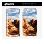 Light vs Shadow on Red Cliffs Xperia Arc Skins