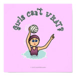 Light Water Polo Player Girl Posters