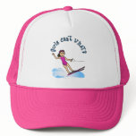 Light Water Skier Girl Hats
