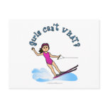 Light Water Skier Girl Postcards