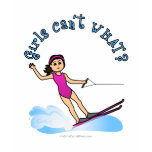 Light Water Skier Girl T Shirts