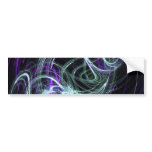 Light Within - Violet & Indigo Swirls Bumper Stickers