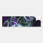 Light Within - Violet & Indigo Swirls Bumper Stickers