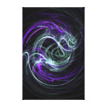 Light Within - Violet & Indigo Swirls Gallery Wrap Canvas