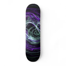 Light Within - Violet & Indigo Swirls Skate Board Deck