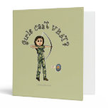 Light Woman Archery in Camouflage Binders