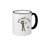 Light Woman Archery in Camouflage Coffee Mug
