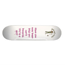 Light Woman Archery in Camouflage Skate Board Deck