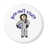 Light Woman Astronaut magnets