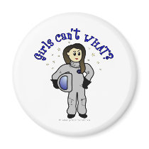 Light Woman Astronaut magnets