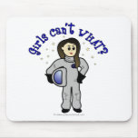 Light Woman Astronaut Mouse Pads