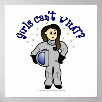 Light Woman Astronaut posters