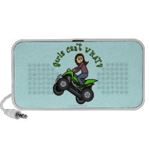 Light Woman ATV | Four Wheeler Driver Mini Speakers