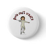 Light Woman Fencing Buttons