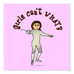 Light Woman Fencing Posters
