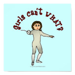 Light Woman Fencing Posters