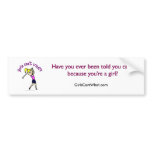 View more Light Woman Golfer Bumperstickers personalized gift ideas for girls Light Woman Golfer Bumperstickers