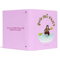 Light Woman Kayaker binders