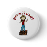Light Woman on Soapbox Buttons