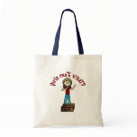Light Woman on Soapbox Tote Bag
