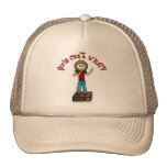 Light Woman on Soapbox Trucker Hats