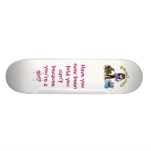 Light Woman Pirate Skate Decks