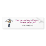 Light Woman Playing Trumpet Bumper Stickers