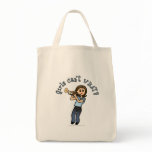 Light Woman Playing Trumpet Tote Bags