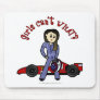 Light Womens Auto Racing Mousepad