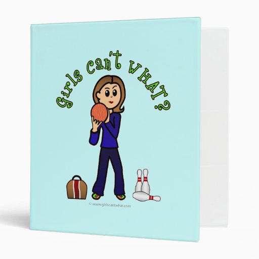 Light Womens Bowling Binder