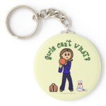 Light Womens Bowling Keychain