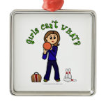 Light Womens Bowling Ornaments
