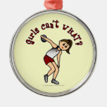Light Womens Discus Christmas Tree Ornaments